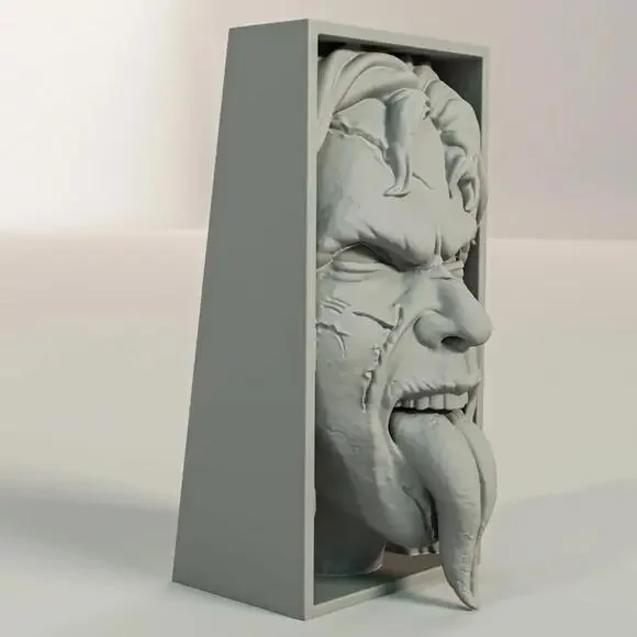 Exorcist Inspired Possessed Regan Book Nook - Horror Bookshelf Insert Decor - Picture 3 of 4